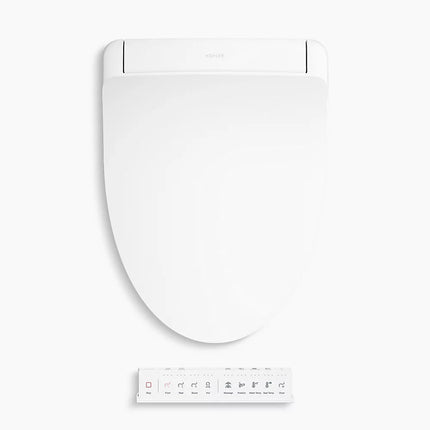 Kohler PureWash E930 Elongated bidet toilet seat with remote control K-28821-0 - Plumbing Market
