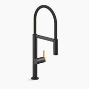 Kohler Components Semi-professional kitchen sink faucet with two-function sprayhead K-28267-BMB - Plumbing Market