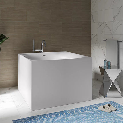 Kohler Stillness Soak 46" x 46" freestanding bath K-31404-HW1 - Plumbing Market