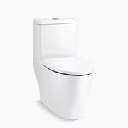 Kohler Reach Curv One Piece Compact Elongated Toilet with Skirted Trapway 23188-0 - Plumbing Market