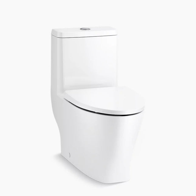 Kohler Reach Curv One Piece Compact Elongated Toilet with Skirted Trapway 23188-0 - Plumbing Market