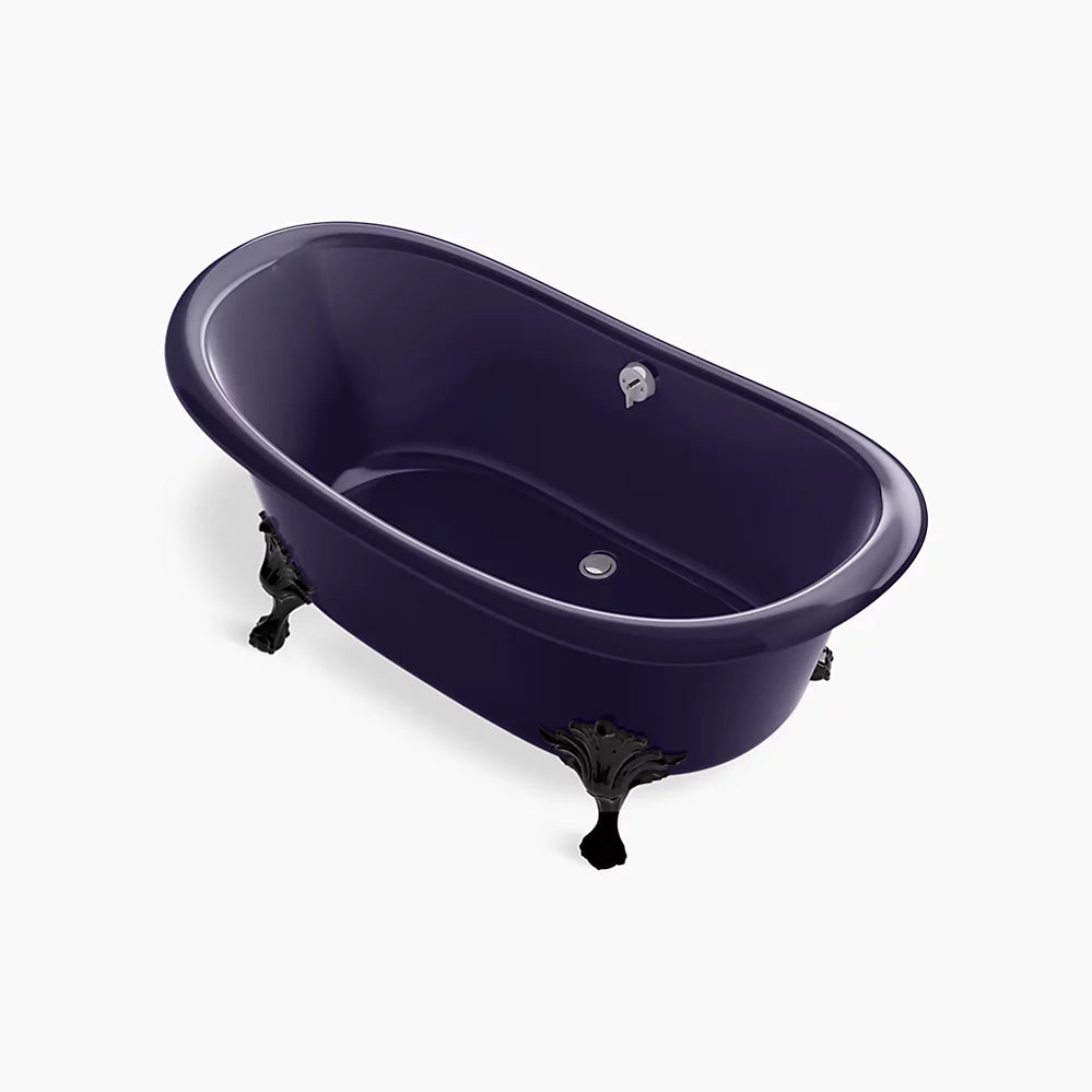 Kohler Artifacts 66-1/4" x 32-1/2" freestanding bath K-21000-BL-DGB - Plumbing Market