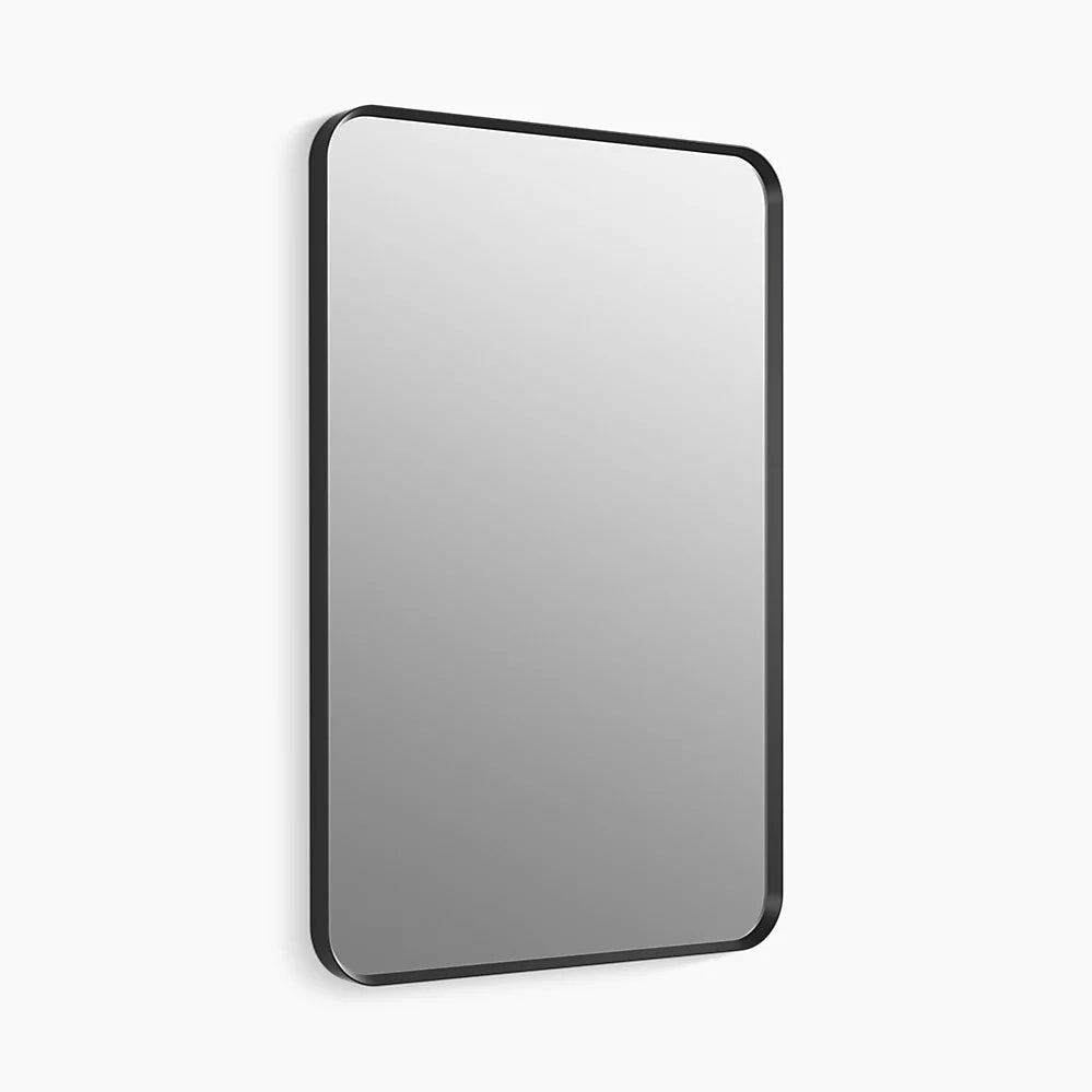Kohler Essential 24" x 36" rectangular framed mirror K-31364-BLL - Plumbing Market