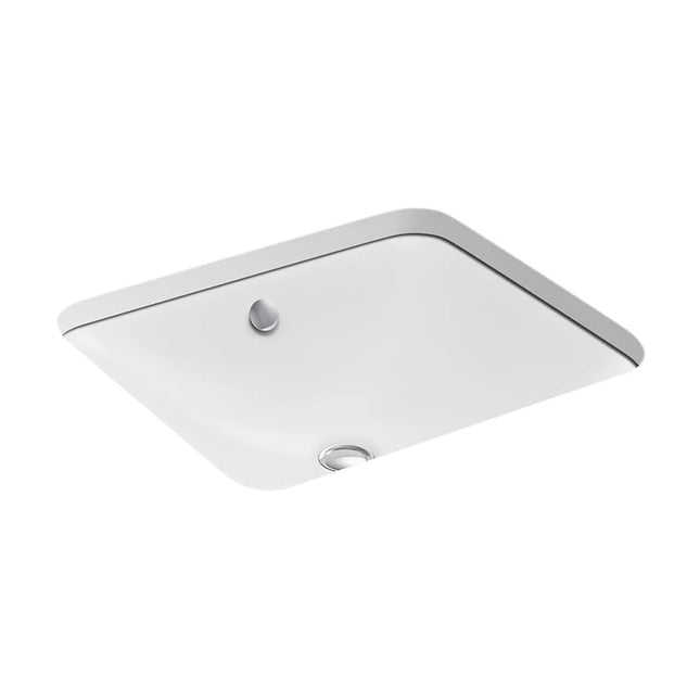 Kohler Iron Plains 18-1/2" rectangular drop-in/undermount bathroom sink K-5400-0 - Plumbing Market