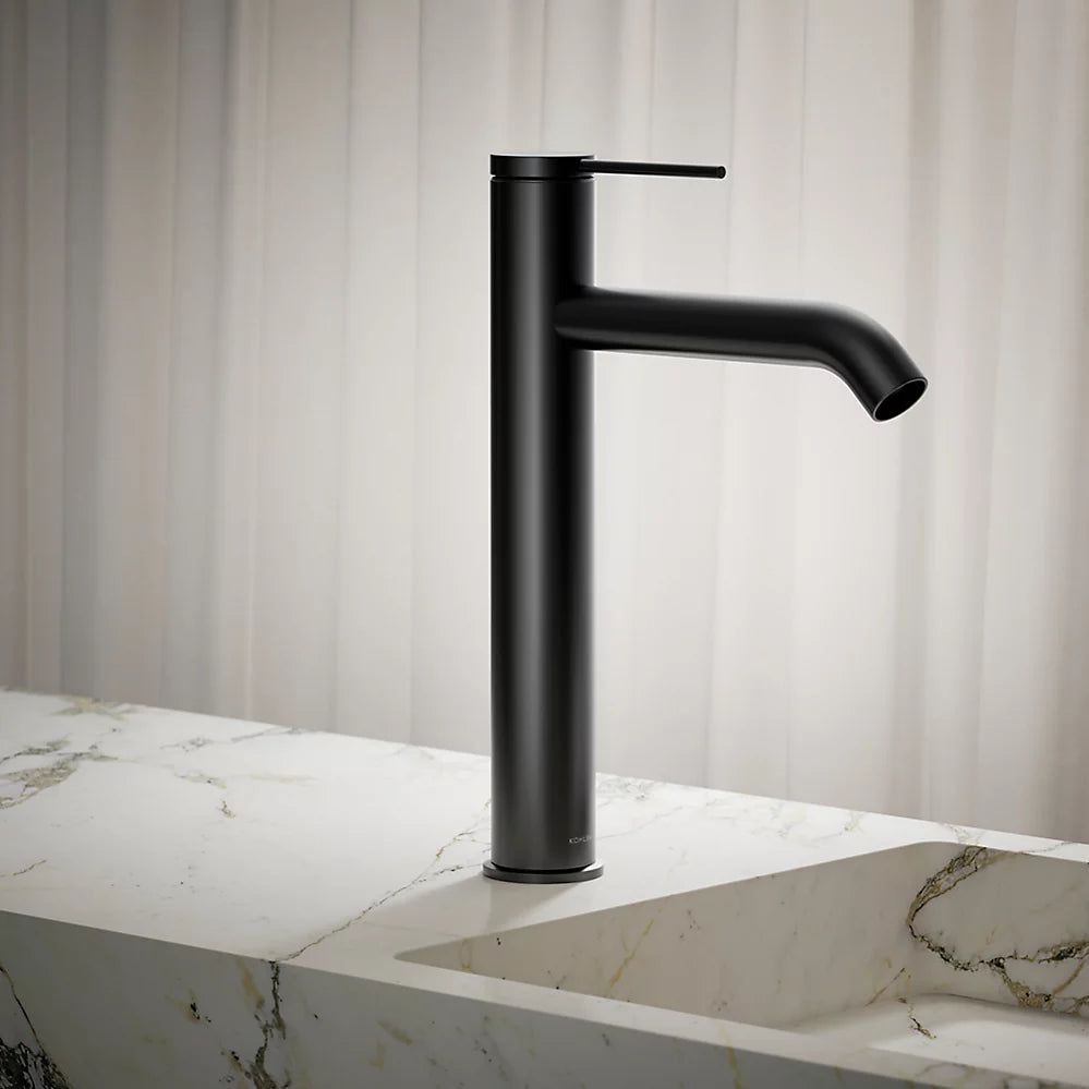 Kohler Components Tall single-handle bathroom sink faucet, 1.2 gpm K-77959-4A-BL - Plumbing Market