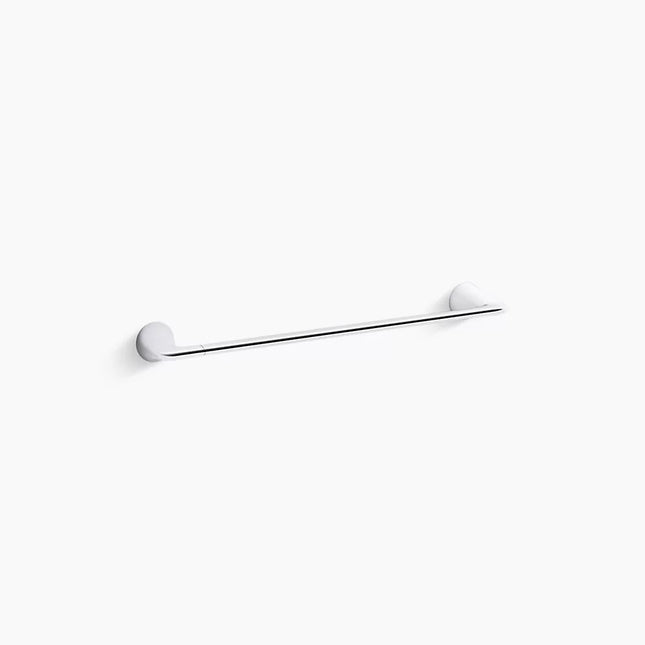 Kohler Modern 18" towel bar K-24755-CP - Plumbing Market