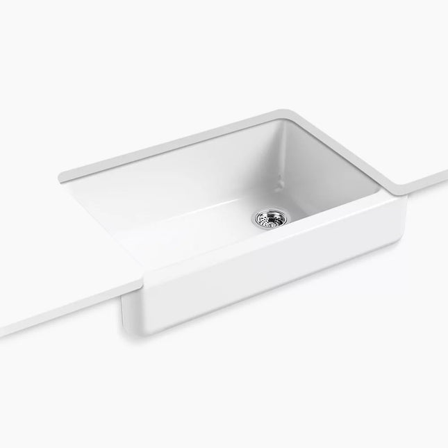 Kohler Whitehaven 32-1/2" undermount single-bowl farmhouse kitchen sink K-5826-0 - Plumbing Market