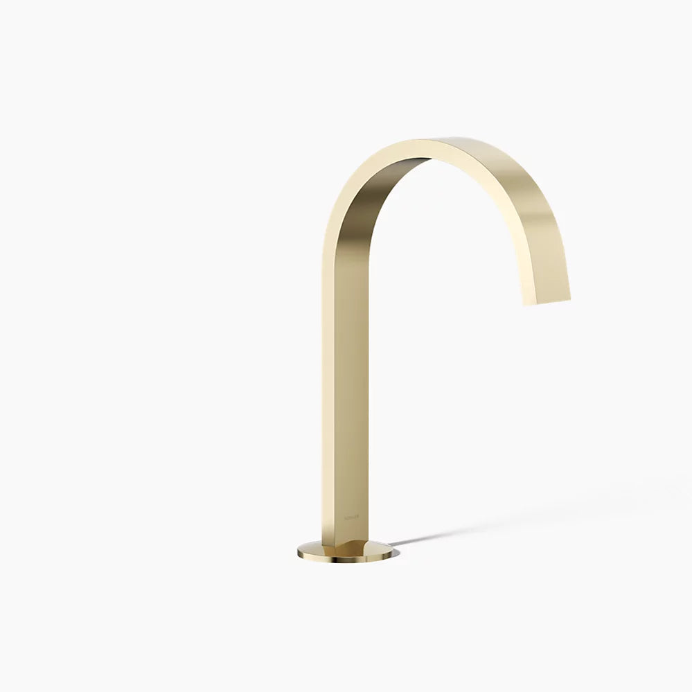 Kohler Components Bathroom sink faucet spout with Ribbon design, 1.2 gpm K-77968-AF - Plumbing Market