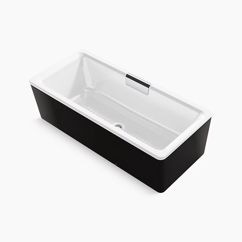 Kohler Volute 63" x 28-3/8" freestanding bath with shroud K-29327-7-0 - Plumbing Market