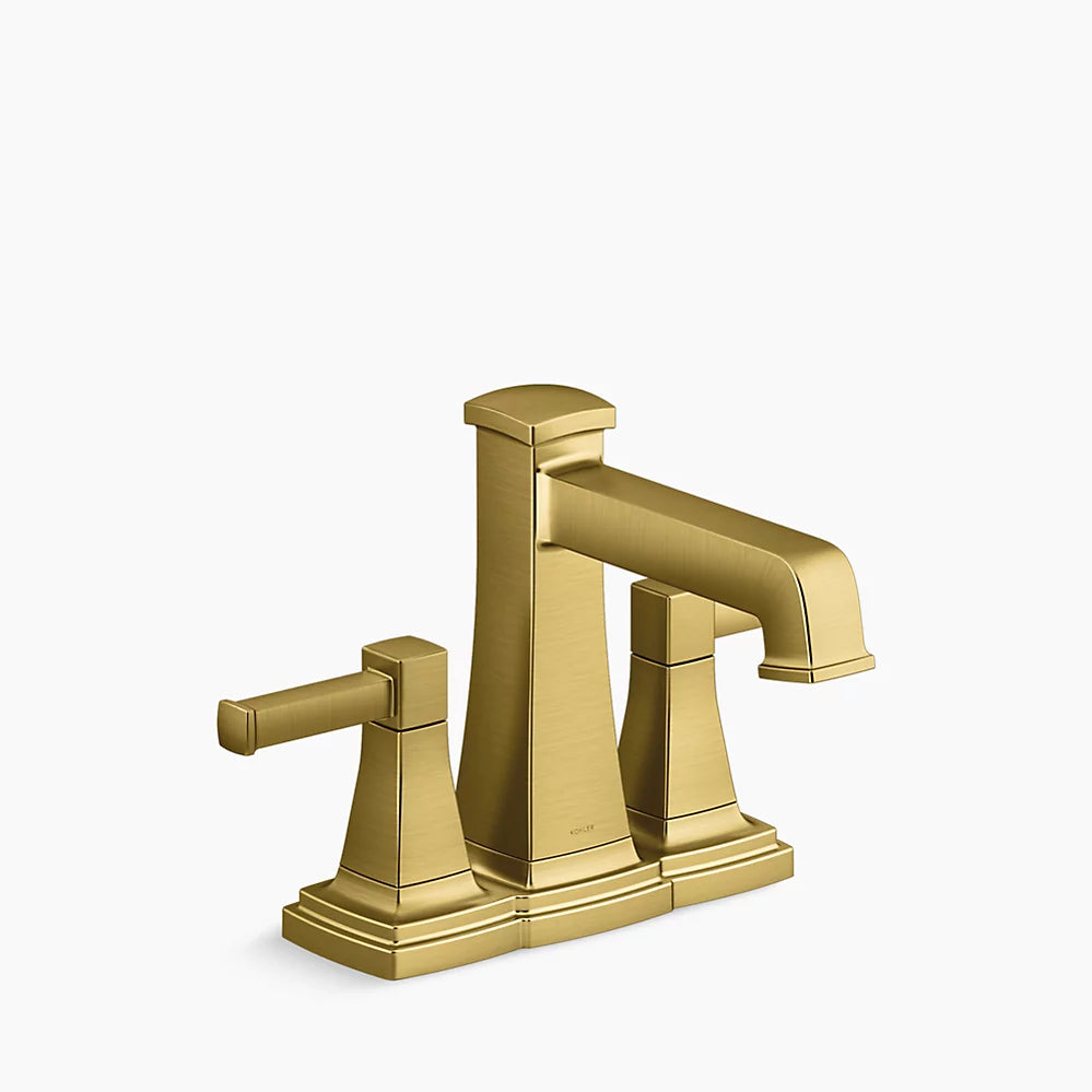 Kohler Riff Centerset bathroom sink faucet, 0.5 gpm K-27398-4N-2MB - Plumbing Market