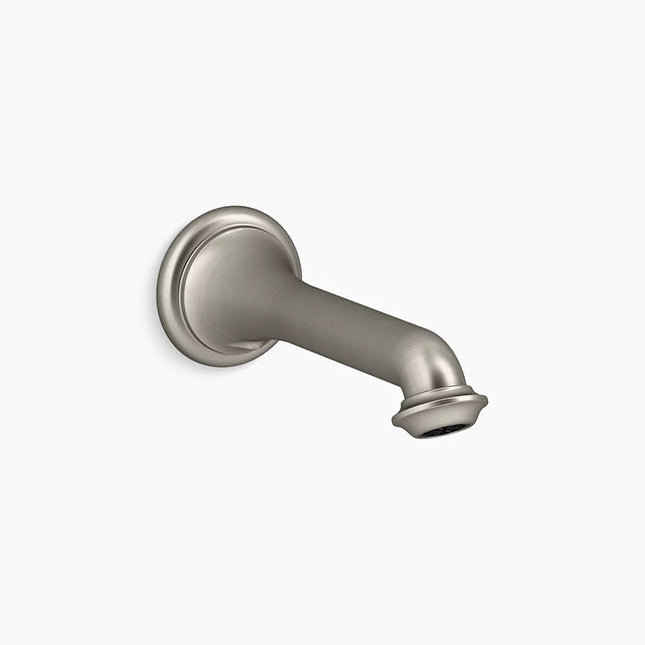 Kohler Artifacts Wall Mount Bathroom Faucet Bath Spout, Turned 72792-BN - Plumbing Market