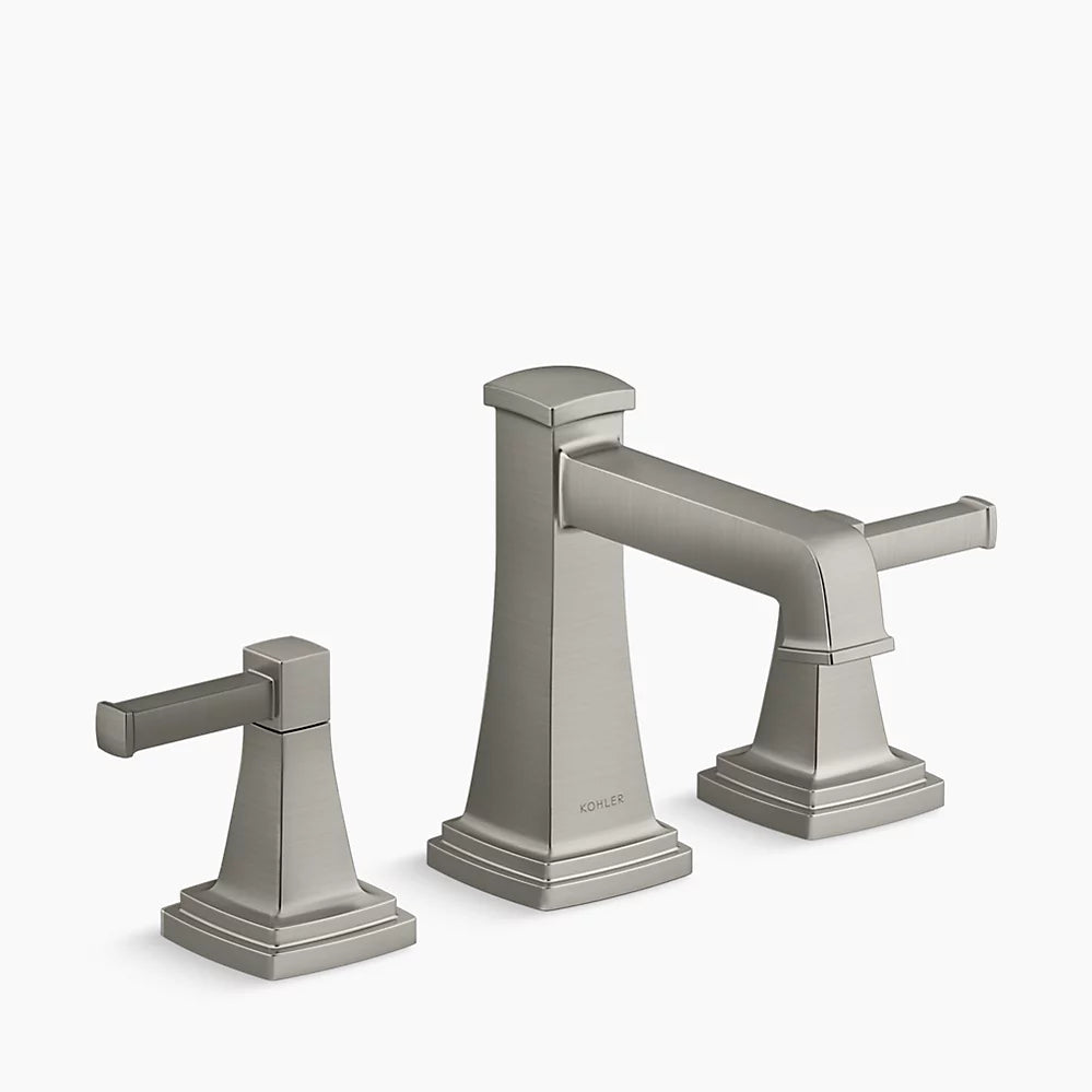 Kohler Riff Widespread bathroom sink faucet, 0.5 gpm K-27399-4N-BN - Plumbing Market