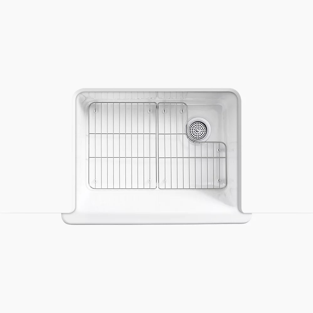 Kohler Whitehaven 29-1/2" undermount single-bowl farmhouse kitchen sink K-6486-17 - Plumbing Market