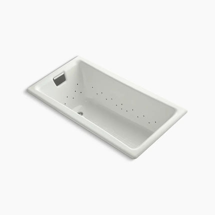 Kohler Tea-for-Two 60" x 32" drop-in Heated BubbleMassage air bath K-852-GHBN-NY - Plumbing Market