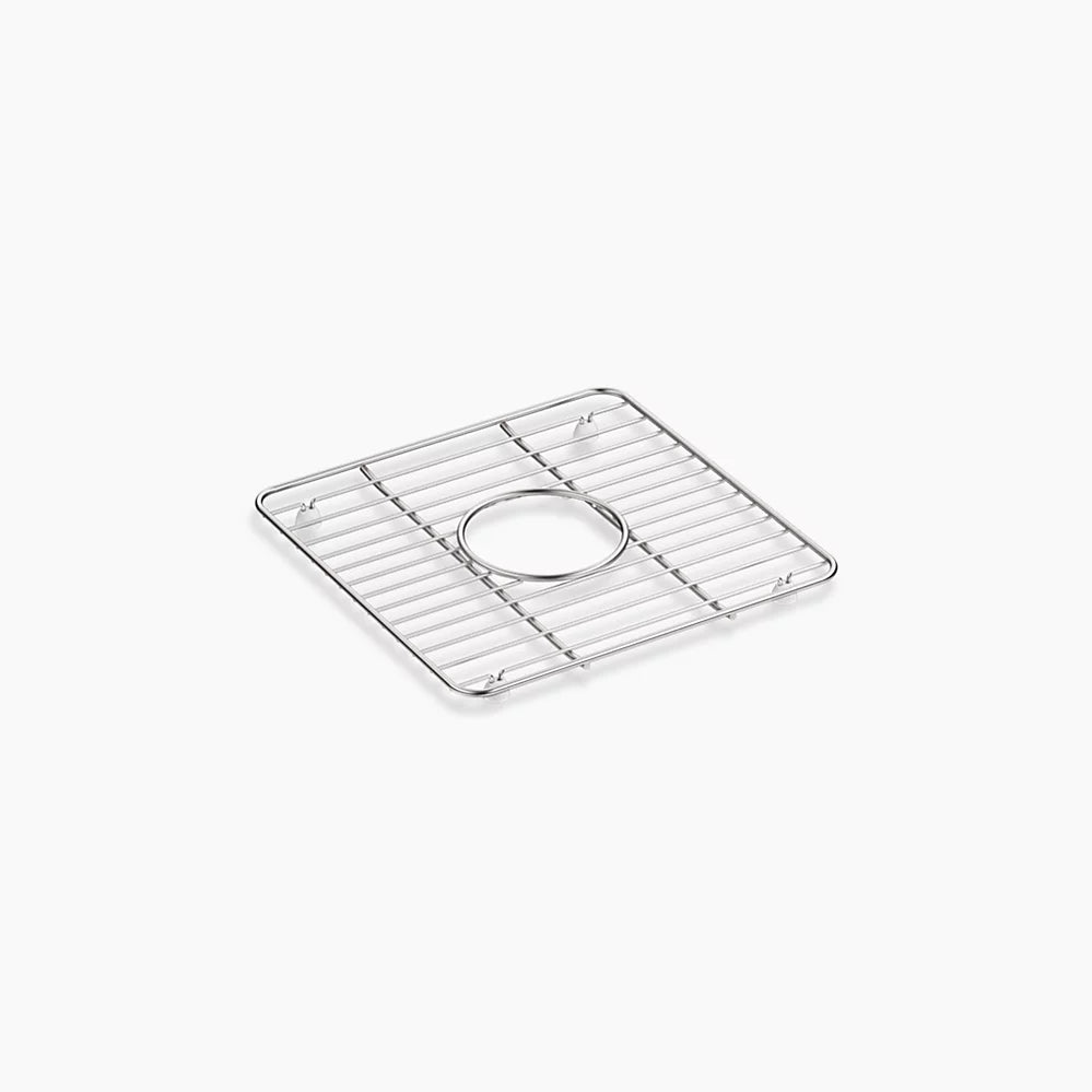 Kohler Cairn Stainless steel sink rack, 11-3/16" x 11-3/16", for K-8223 K-5658-ST - Plumbing Market
