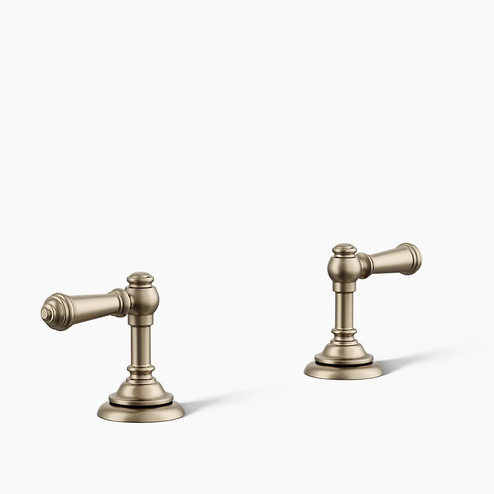Kohler Artifacts Lever bathroom sink faucet handles K-98068-4-BV - Plumbing Market