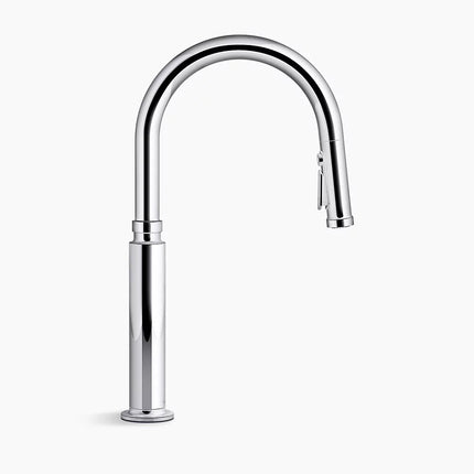 Kohler Edalyn by Studio McGee Pull-down kitchen sink faucet with three-function sprayhead K-28358-BL - Plumbing Market