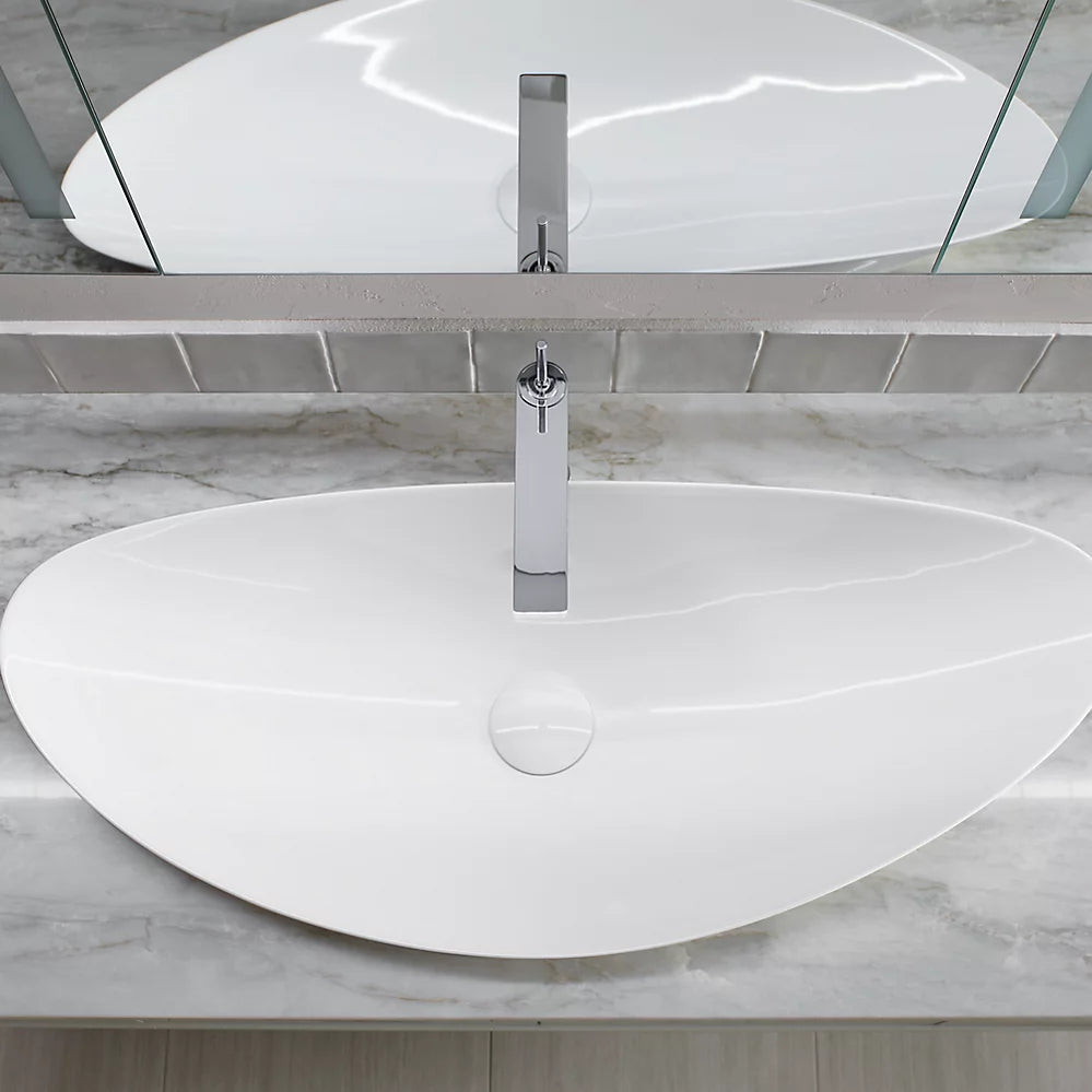 Kohler Veil Trough Vessel No Overflow 20705-N-0 - Plumbing Market