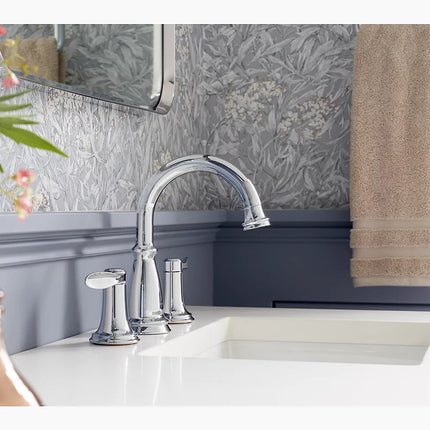 Kohler Bellera Widespread bathroom sink faucet, 0.5 gpm K-27380-4N-BN - Plumbing Market