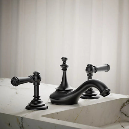 Kohler Artifacts with Tea design Bathroom sink faucet spout with Tea design, 1.2 gpm K-72758-BL - Plumbing Market
