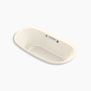 Kohler Underscore 66" x 36" drop-in Heated BubbleMassage air bath with Bask heated surface K-5716-GHW-96 - Plumbing Market