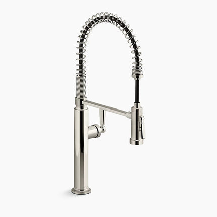 Kohler Edalyn by Studio McGee Semi-professional kitchen sink faucet with two-function sprayhead K-28360-SN - Plumbing Market