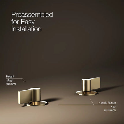 Kohler Components Lever bathroom sink faucet handles K-77974-4-AF - Plumbing Market