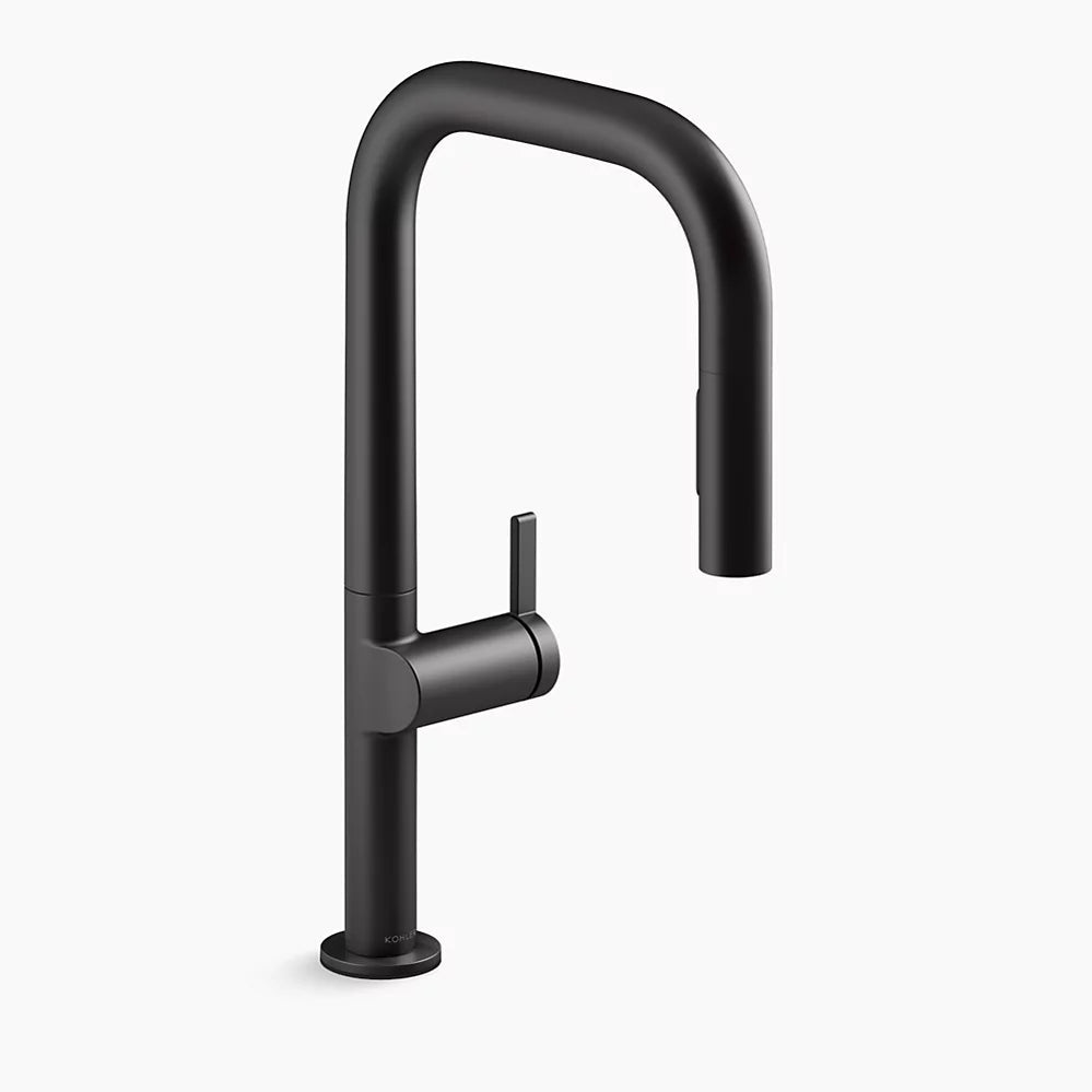 Kohler Components Touchless pull-down kitchen sink faucet with two-function sprayhead K-28271-BL - Plumbing Market