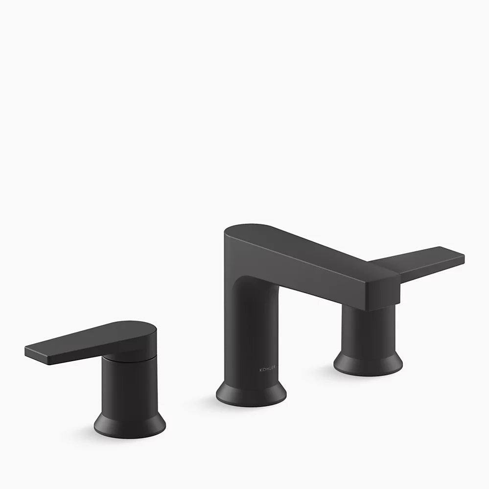 Kohler Taut Widespread bathroom sink faucet, 1.2 gpm K-97100-4-BL - Plumbing Market