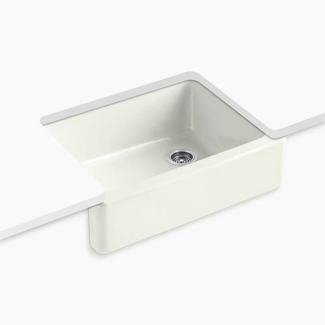 Kohler Whitehaven 29-3/4" undermount single-bowl farmhouse kitchen sink K-6487-NY - Plumbing Market