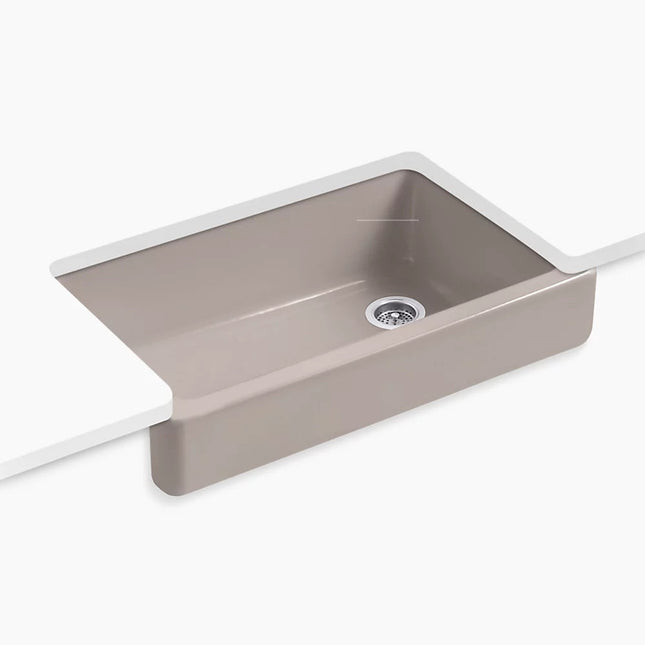 Kohler Whitehaven 35-1/2" undermount single-bowl farmhouse kitchen sink K-6488-TRF - Plumbing Market