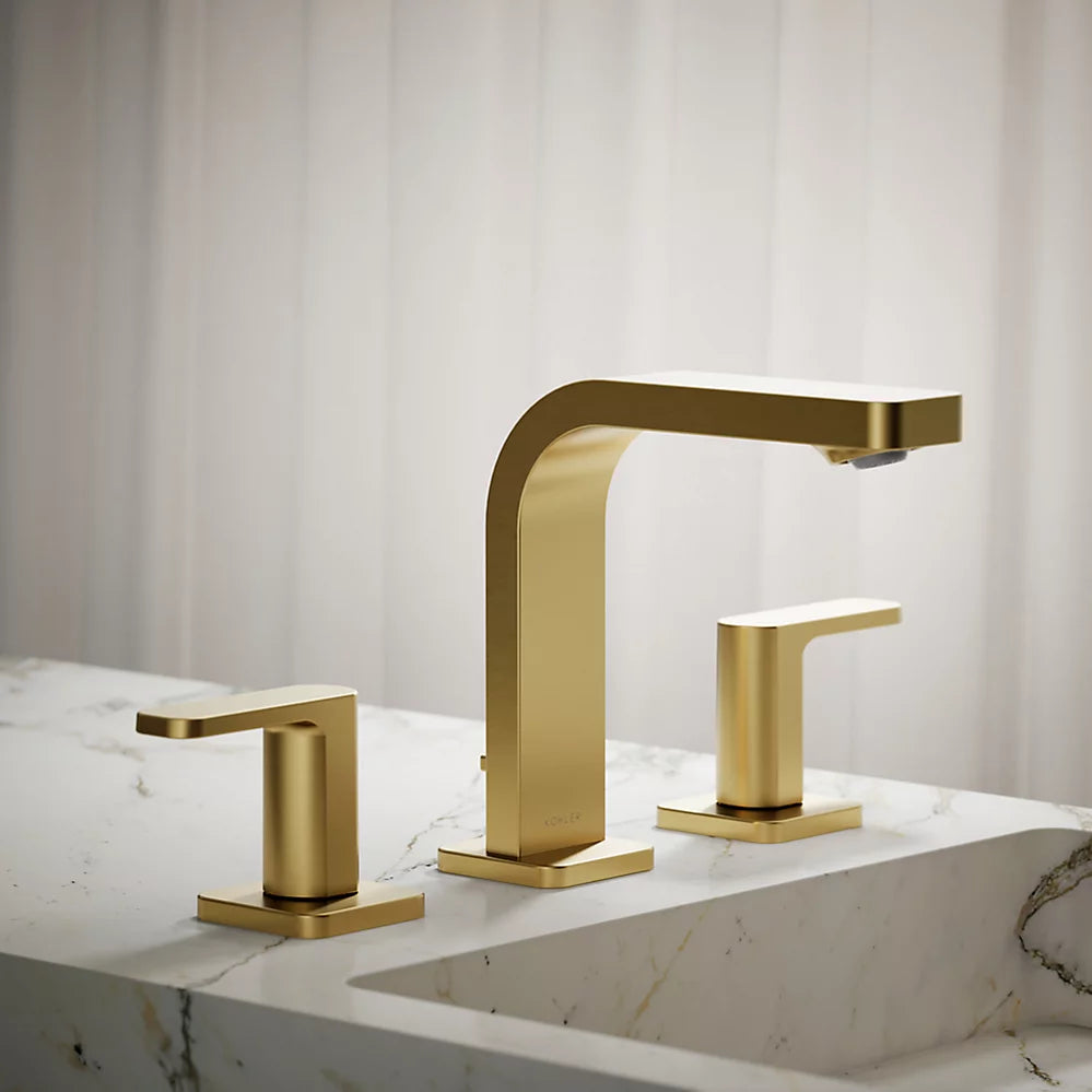 Kohler Parallel Widespread bathroom sink faucet, 0.5 gpm K-23484-4N-2MB - Plumbing Market