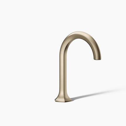 Kohler Occasion Bathroom sink faucet spout with Cane design, 1.2 gpm K-27008-BV - Plumbing Market