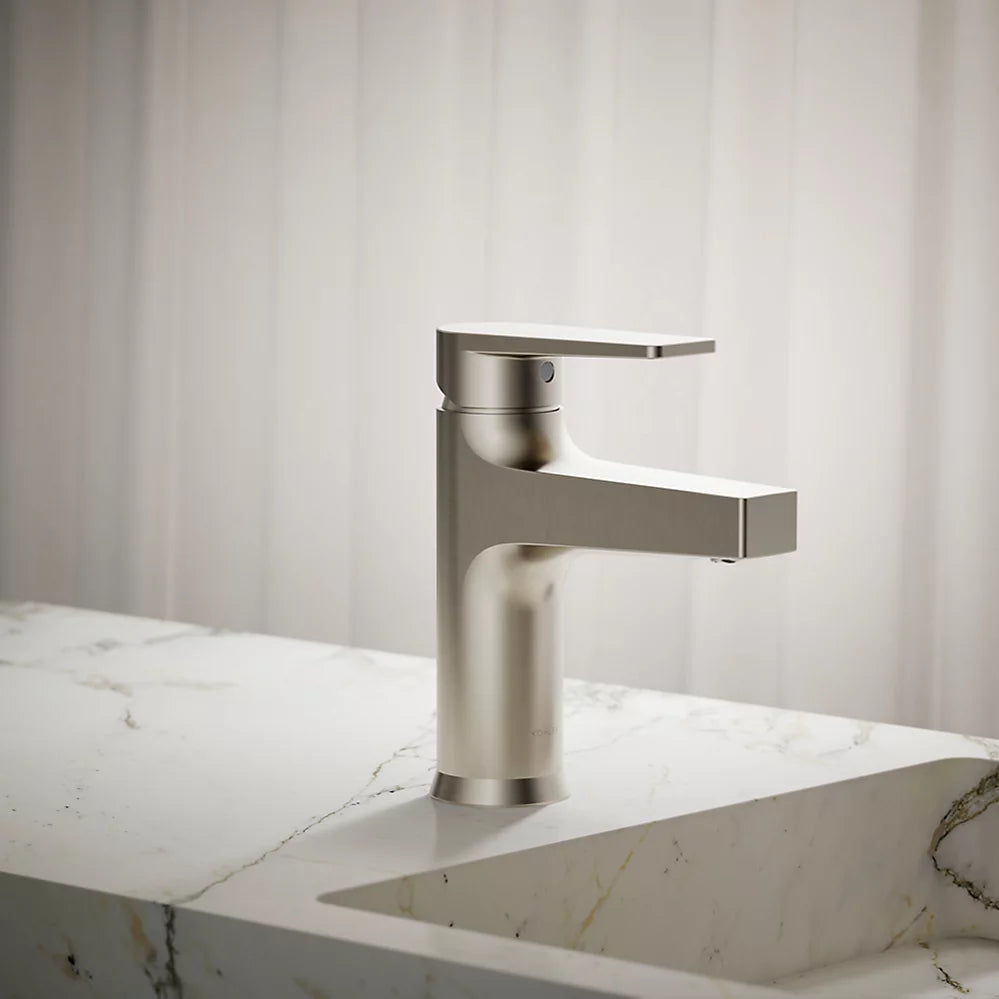 Kohler Taut Single-handle bathroom sink faucet, 1.2 gpm K-74013-4-BN - Plumbing Market