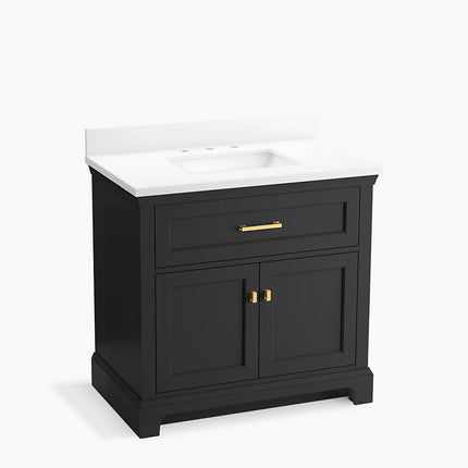 Kohler Charlemont 36" bathroom vanity cabinet with sink and quartz top K-29261-BD1-DWG - Plumbing Market