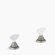 Kohler Artifacts Howlite T-handle bathroom sink faucet handles K-98068-6HWL-BN - Plumbing Market