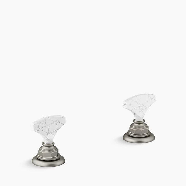 Kohler Artifacts Howlite T-handle bathroom sink faucet handles K-98068-6HWL-BN - Plumbing Market