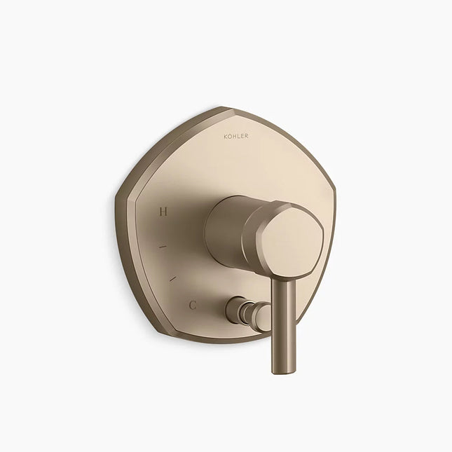 Kohler Occasion Rite-Temp Vlv Trm W/Div T27044-4-BV - Plumbing Market