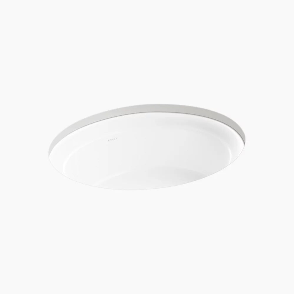 Kohler Artifacts Oval Under-Counter Lavatory 21782-0 - Plumbing Market
