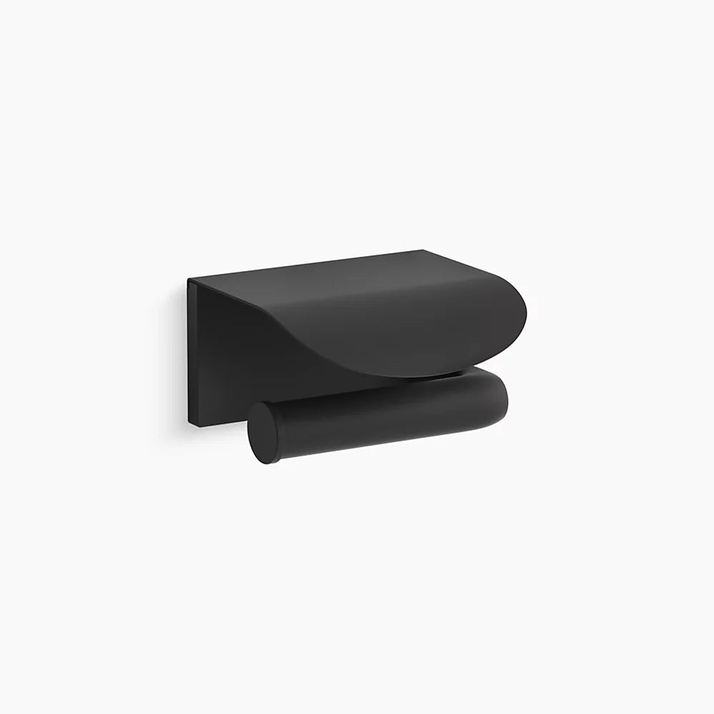 Kohler Avid Covered toilet paper holder K-97503-BL - Plumbing Market
