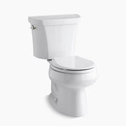 Kohler Wellworth 1.6 GPF Two-piece round-front toilet dual-flush - Plumbing Market