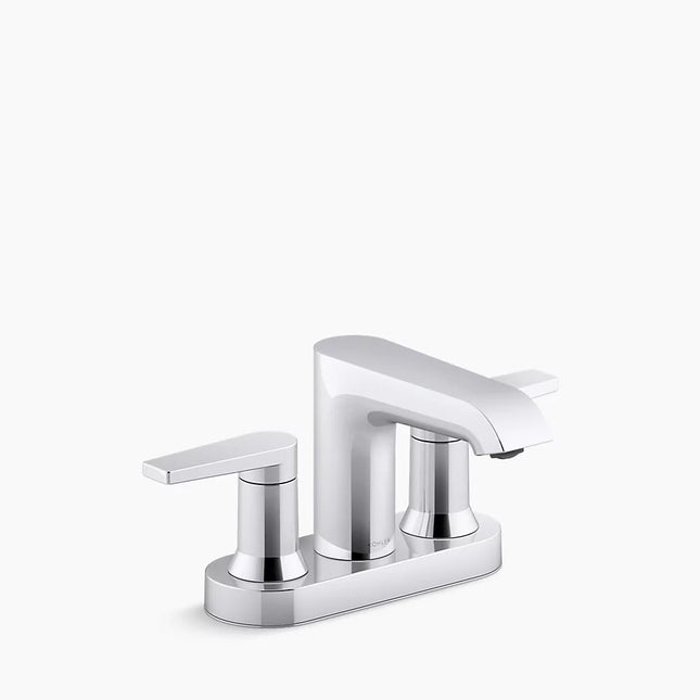 Kohler Hint Centerset bathroom sink faucet, 1.2 gpm K-97094-4-CP - Plumbing Market