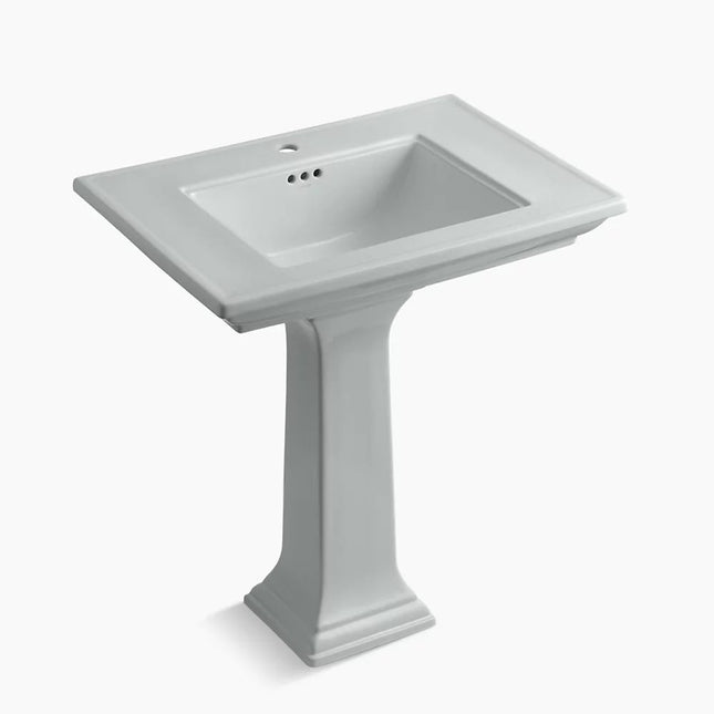 Kohler Memoirs Stately 30-3/4" rectangular pedestal bathroom sink K-2268-1-95 - Plumbing Market