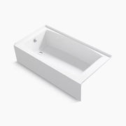 Kohler Entity 60" x 32" alcove bath with left drain K-26108-LA-0 - Plumbing Market