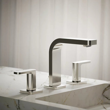 Kohler Parallel Widespread bathroom sink faucet, 1.2 gpm K-23484-4-SN - Plumbing Market