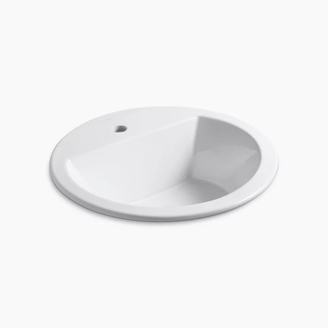Kohler Bryant Round Self-Rimming Lav/Ctr Hole 2714-1-0 - Plumbing Market