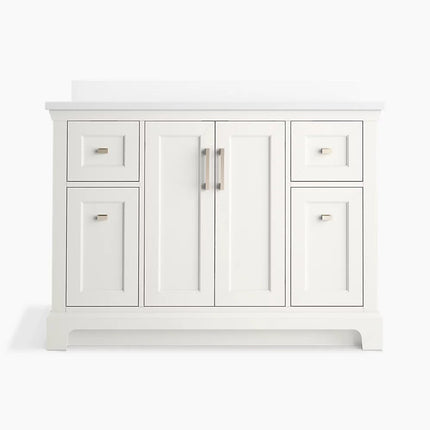Kohler Charlemont 48" bathroom vanity cabinet with sink and quartz top K-29262-BD1-0 - Plumbing Market