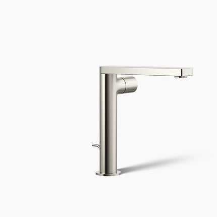 Kohler Composed Tall single-handle bathroom sink faucet with Cylindrical handle, 1.2 gpm K-73159-7-SN - Plumbing Market