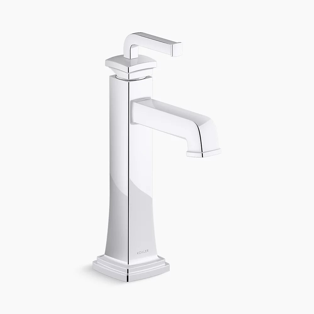 Kohler Riff Tall single-handle bathroom sink faucet, 1.2 gpm K-26430-4-CP - Plumbing Market