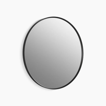 Kohler Essential 32" round framed mirror K-31368-BLL - Plumbing Market